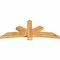 Ekena Millwork Alberta Rough Sawn Timber Gable Bracket, Western Red Cedar, 72"W x 30"H x 4"D x 6"F, 10/12 Pitch GBW072X30X0406ALB00RWR - alternate 5